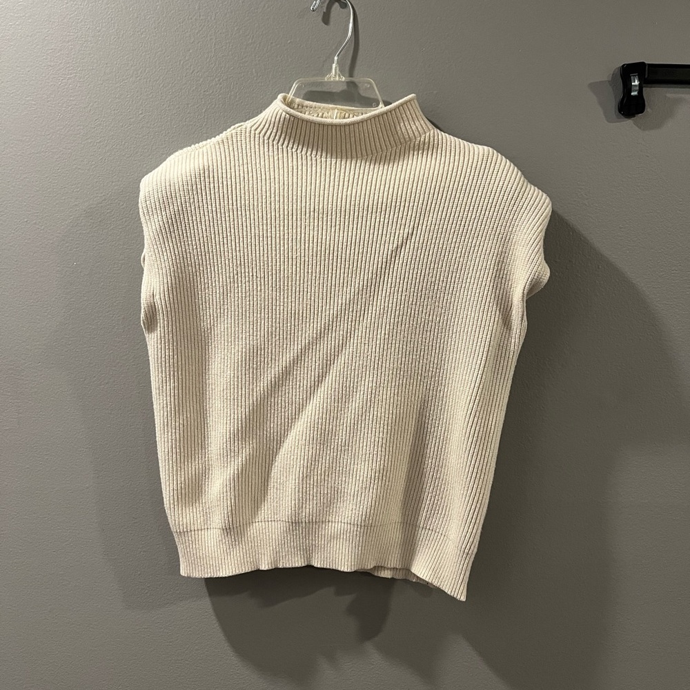 Amazon slightly cropped white sweater